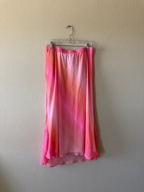 Notations Pink Ombre Maxi Skirt
